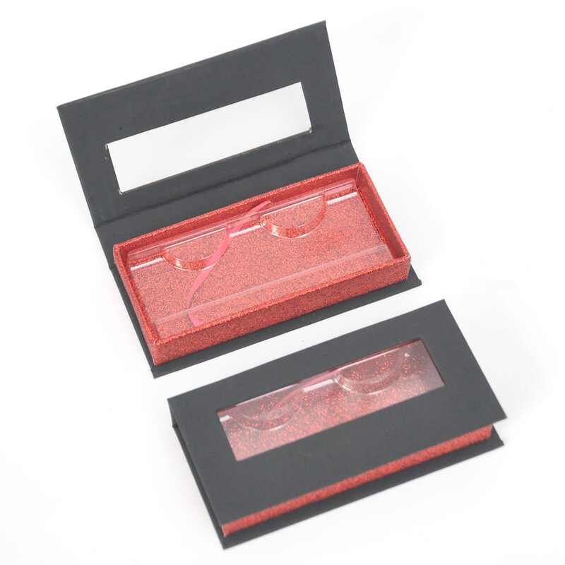 Cajas para pestañas postizas con logotipo personalizado, cajas para pestañas postizas de 25mm, Funda magnética cuadrados, venta al por mayor