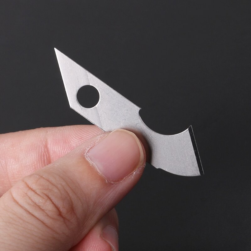 10x Sharp Hook Knife Blade For Crafts Cutter Cutting Acrylic Plate Board Sheets Drop Shipping