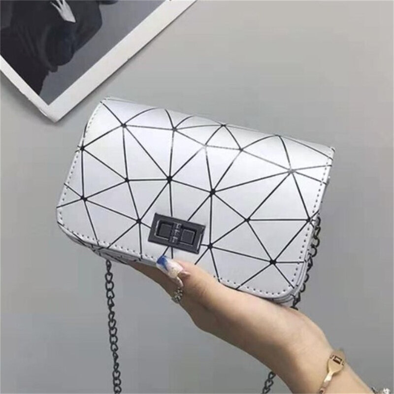 Ladies Fashion Shoulder Bag 2021 New Crack Printing All-match Messenger Bag