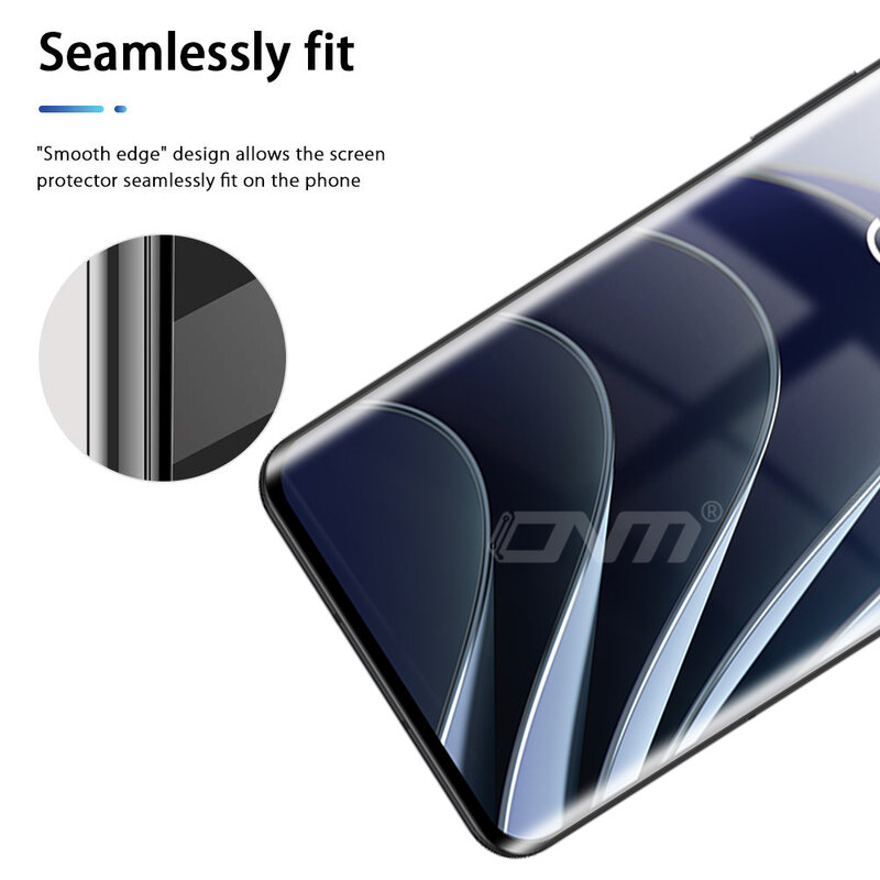 ثلاثية الأبعاد الزجاج المقسى طبقة رقيقة واقية ل OnePlus Ace 9 10 برو منحني حافة غطاء كامل واقي للشاشة ل One Plus 10Pro 9Pro Ace