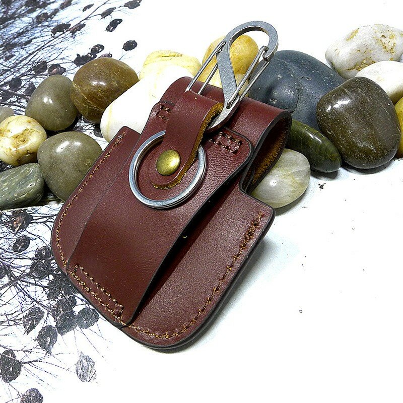 Blongk Zippo Case Genuine Leather Cigarette Lighter Sheath Mini Belt Bag Waist Pack WD-ZP