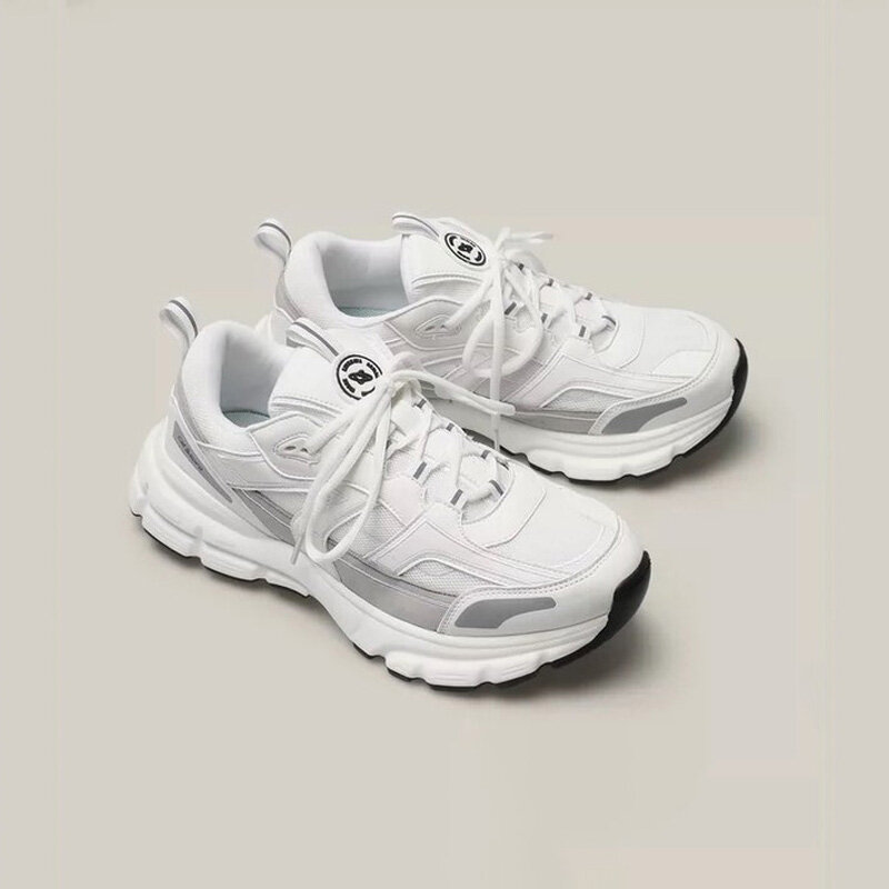 DEEPTOWN-여성 스니커즈 스포츠 신발, 패션 2021 캐주얼 러닝 플랫 화이트 하라주쿠 편안한 드롭 배송