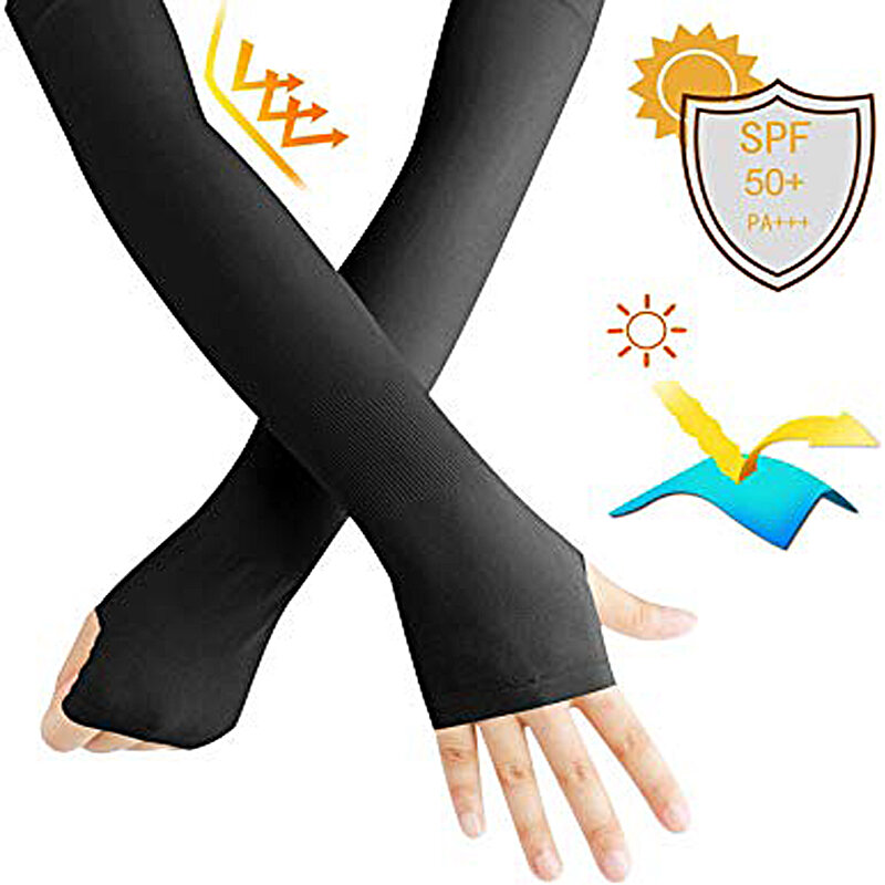 Manchons de bras de refroidissement unisexe, 1/2/4 paires, housse de coude, cyclisme, course à pied, pêche, Protection UV, Protection solaire, en Nylon, pour femmes