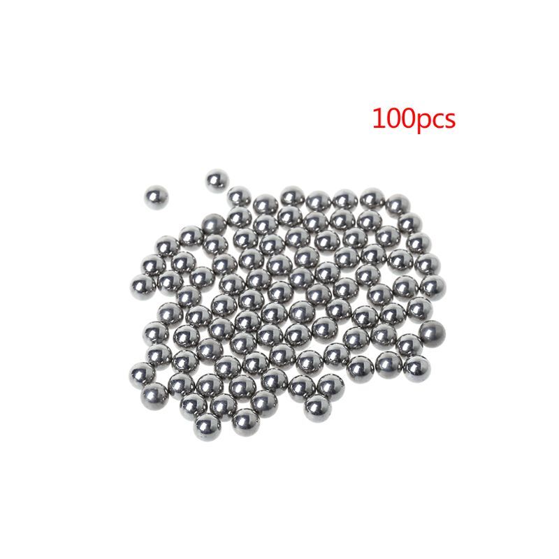 E5BD 1 Tasche Schleuder Stahl Bead 4mm Perlen Professionelle Catapult Outdoor Jagd Schießen Leistungsstarke 100 stücke Liefert