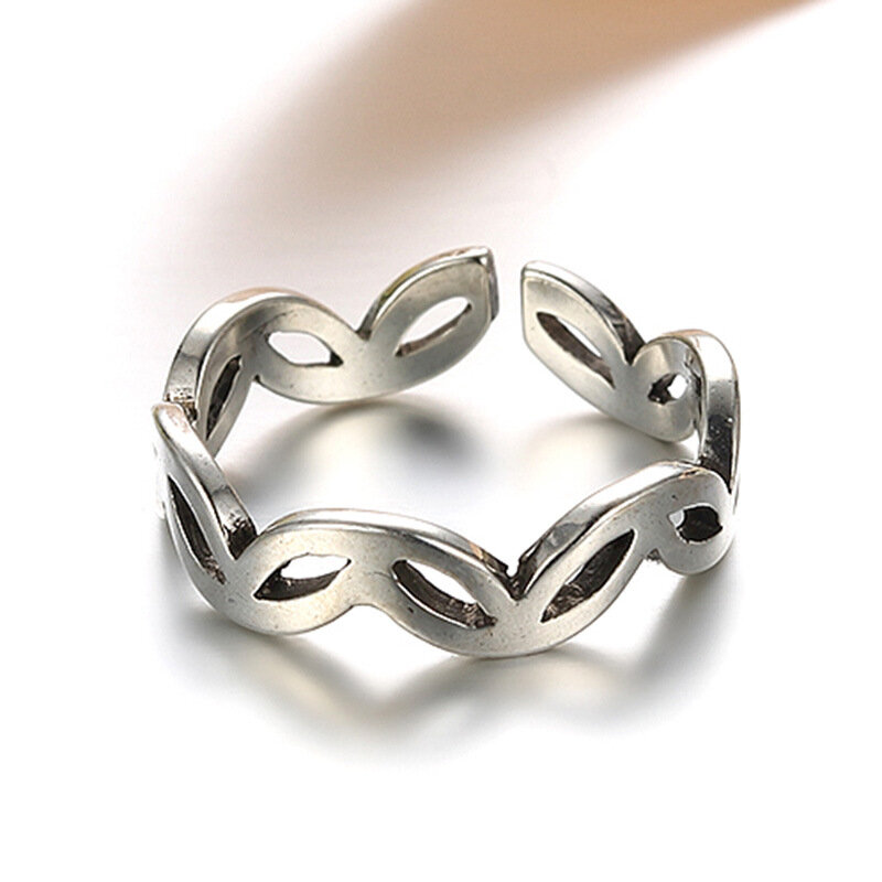 Moda coreano vintage anéis antigo prata chapeado anéis para as jóias femininas thai prata chapeado anel jóias anel anel anel anel anel anel anel bague anillos