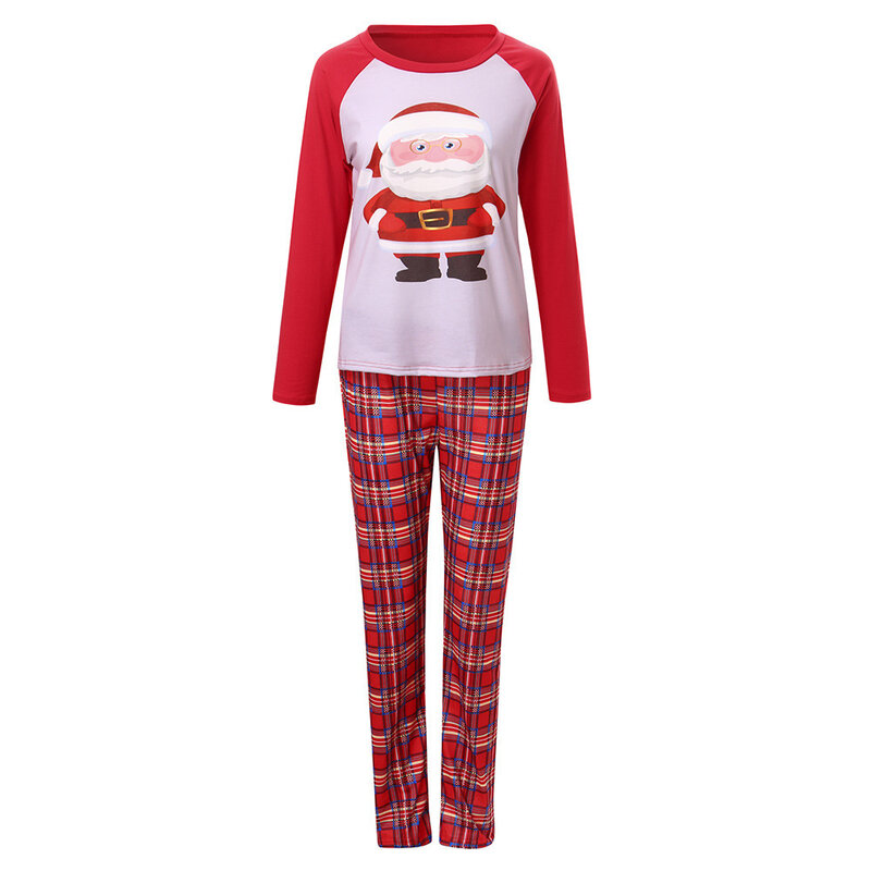 Conjunto de pijamas a juego para la familia, ropa de dormir bonita de Papá Noel para adultos y bebés, para padres e hijos