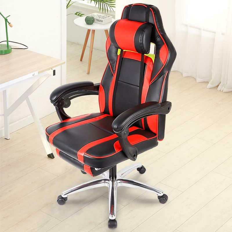 Компьютерное кресло с подушкой, игровой стул для дома и офиса, вращающийся подъемный стул для инженерных игр, 1 шт.