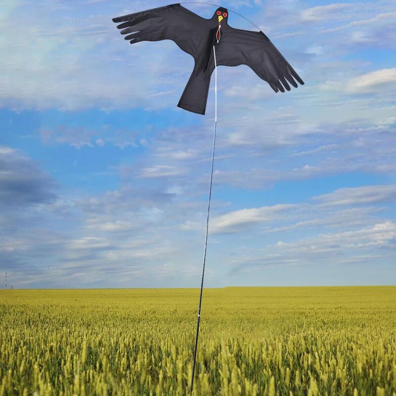 Odstraszacz ptaków emulacja latający ptak latawiec do ogrodu strach na wróble Yard Home Breeze łatwy do latania odstraszacz ptaków