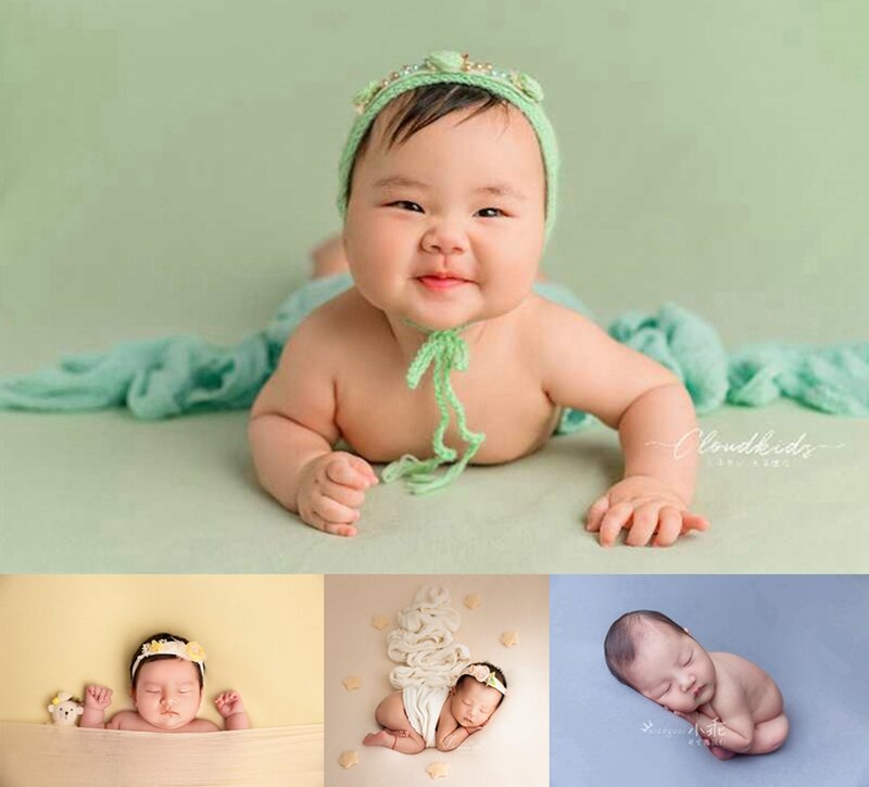 Bayi Menembak Latar Belakang Baru Lahir Fotografi Kapas Selimut Bayi Studio Foto Backdrop Bayi Foto Alat Peraga Selimut