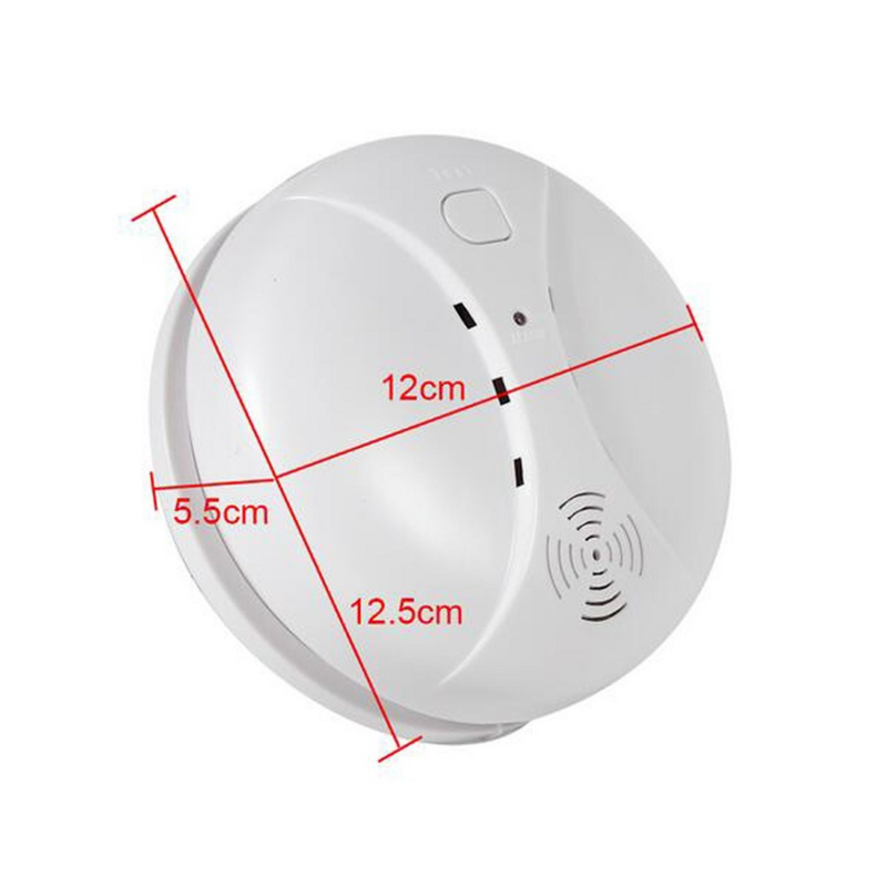 ควันไร้สาย Detetor Alarm Sensor สำหรับ Home Alarm System 433MHZ/ Wifi Tuya สัญญาณเตือนภัยความปลอดภัยในบ้านระบบควันไฟป้องกัน