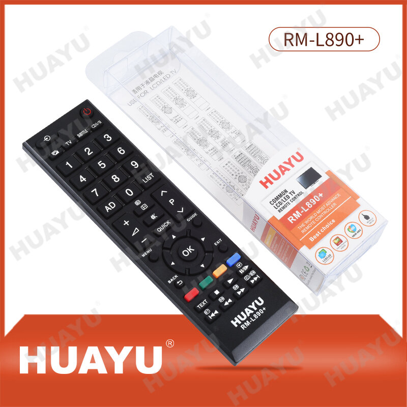 Mando a distancia universal RM-L890 + para LCD/LED toshiba TV, reemplazo de mando a distancia
