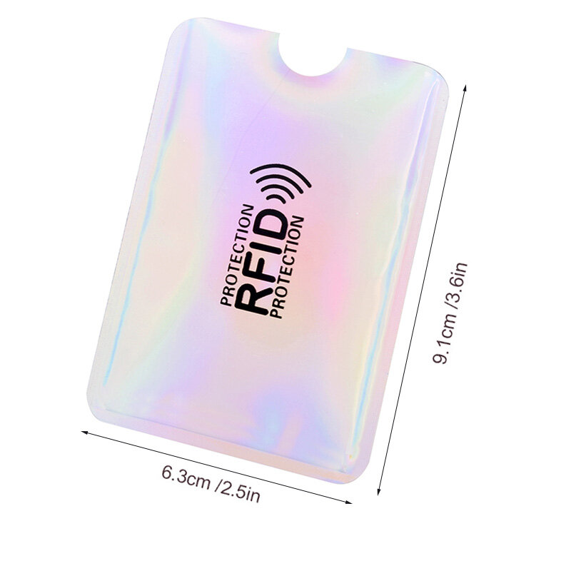5 шт., RFID-защита для кредитных карт, из алюминия