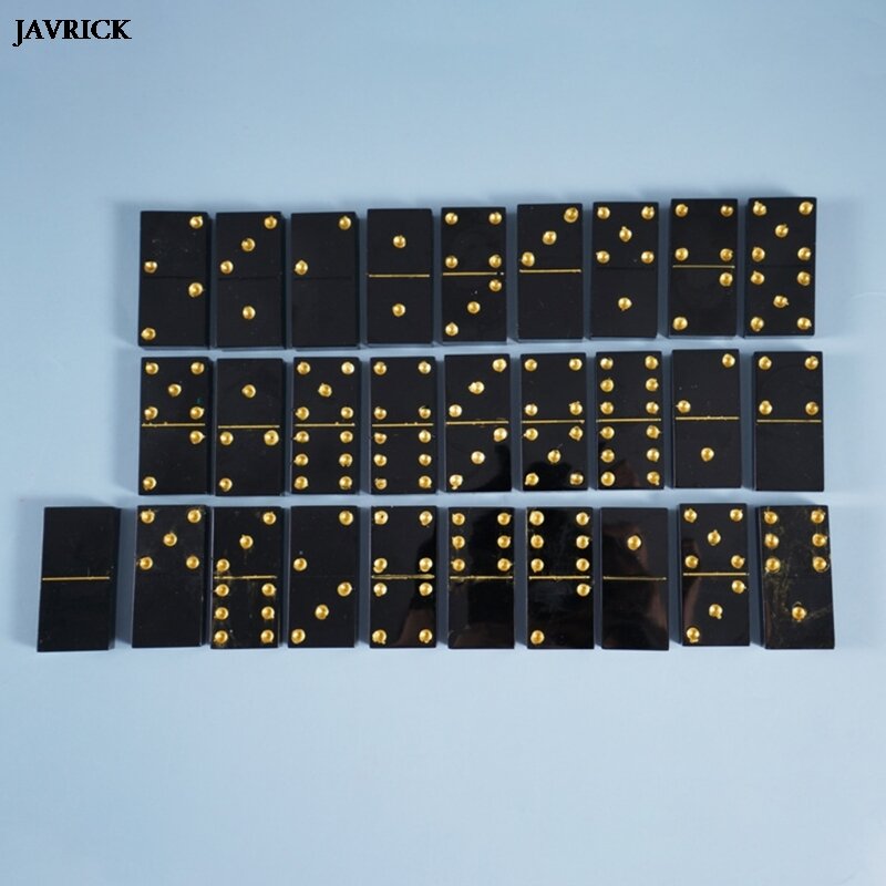 도미노 크리스탈 에폭시 수지 금형 DIY 게임 실리콘 금형 수제 UV 수지 공예 보석 만들기 도구