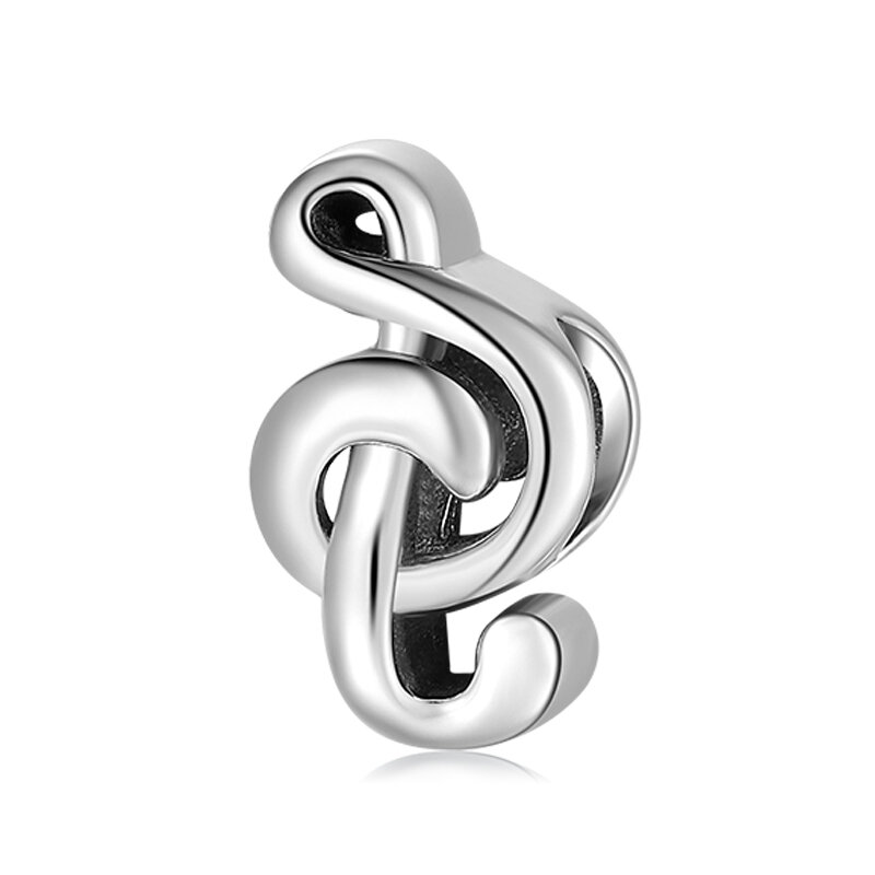 Autentici ciondoli per microfono con canzone in argento Sterling 925 adatti per braccialetti Pandora originali braccialetti per gioielleria 2020