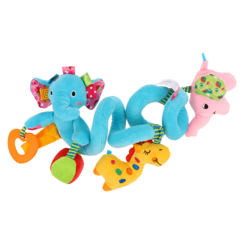 Baby Spiral Animal Toys Hangings Crib Toys Stroller Bar Accessories