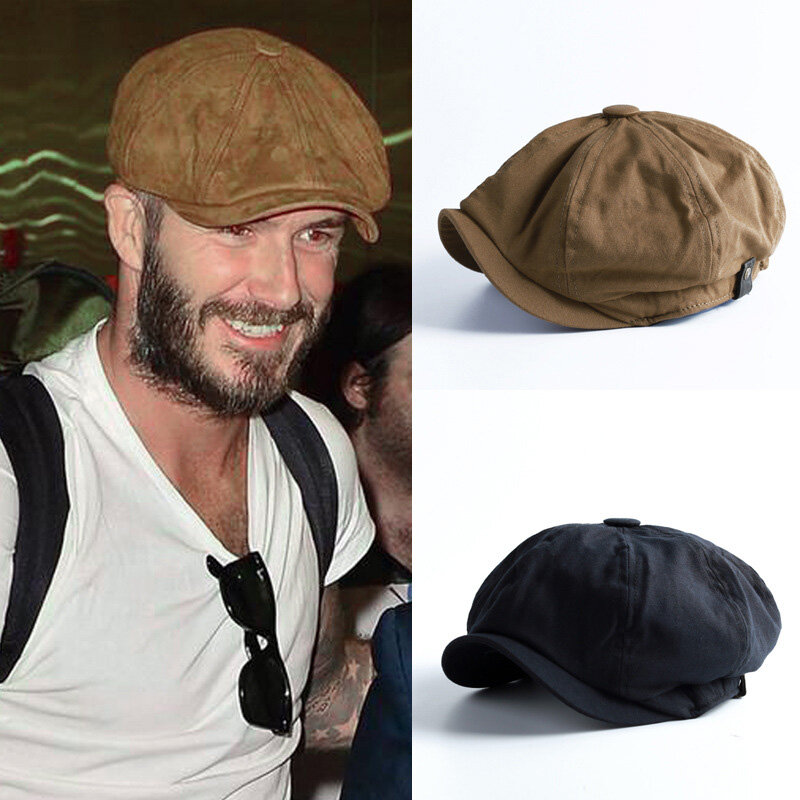 Мужская кепка газетчика елочка пекарь мальчик таксист плоская шляпа ретро кепка газетчика NYZ Shop