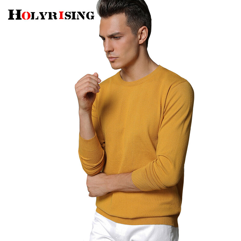 2020 New Casual Men's Sweater O-Neck Knittwear Mens wool  Sweaters Pullovers Men Pull Homme 7 color fashion sweater 3XL 19271