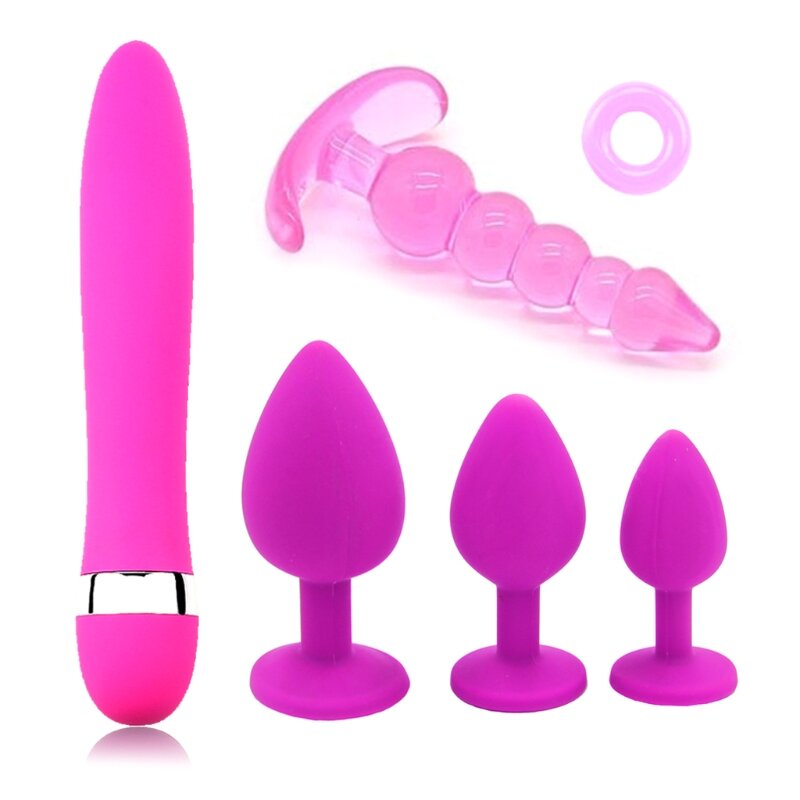 Accessoires de jeux érotiques, ensemble de jouets de Bondage sexuel, masturbateur, vibrateur, Base en cristal, Kit de prise anale pour Couples adultes