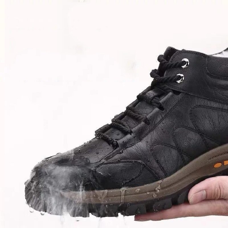 Sepatu Kulit Kasual Pria Musim Gugur Sneakers Santai Bersirkulasi Mode Alas Kaki Nyaman Antiselip Sepatu Pria Zapatos De Hombre