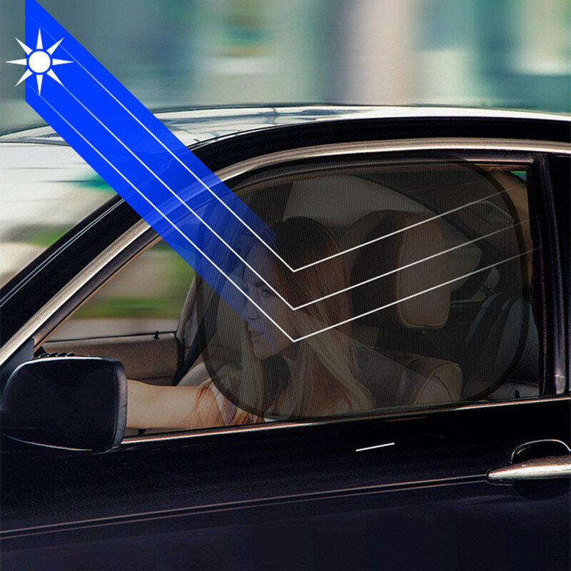 Универсальный Солнцезащитная шторка для автомобиля с роликовым механизмом обложки для лобового стекла складывающийся козырек Отражатель лобовое стекло авто навес от солнца для окон протектор автомобильные аксессуары