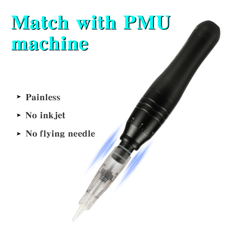 50pc Microblading Patrone Nadeln 1P 3P 5F Einweg Für Augenbraue Lip Elektrische Derma Stift Bajonett Nano Patrone tattoo Stift Spitze