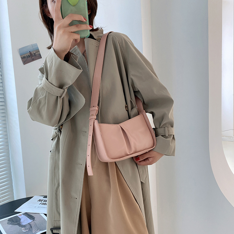 Новинка 2021, однотонная дизайнерская женская сумка через плечо, высококачественные кожаные женские дорожные сумки-мессенджеры, модный коше...