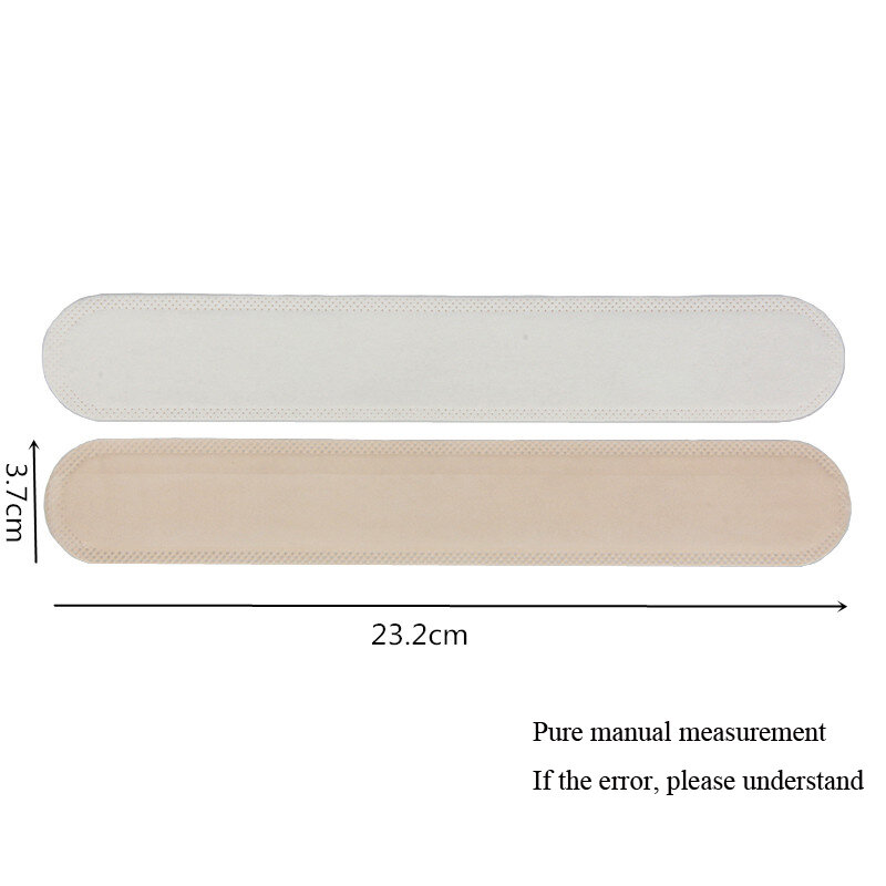 100pcs White Sweat Cap Pads Anti Transpiração Descartável Desodorantes Adesivos Neck Liner Pads Maquiagem Ferramentas Para Unisex