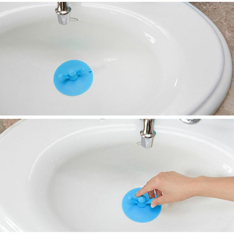 Multifuctional Kitchen Washroom Bathroom Shower Waterproof Silicone Sink Plug Water Sink Bathtub Drainage Stopper Tool Cute