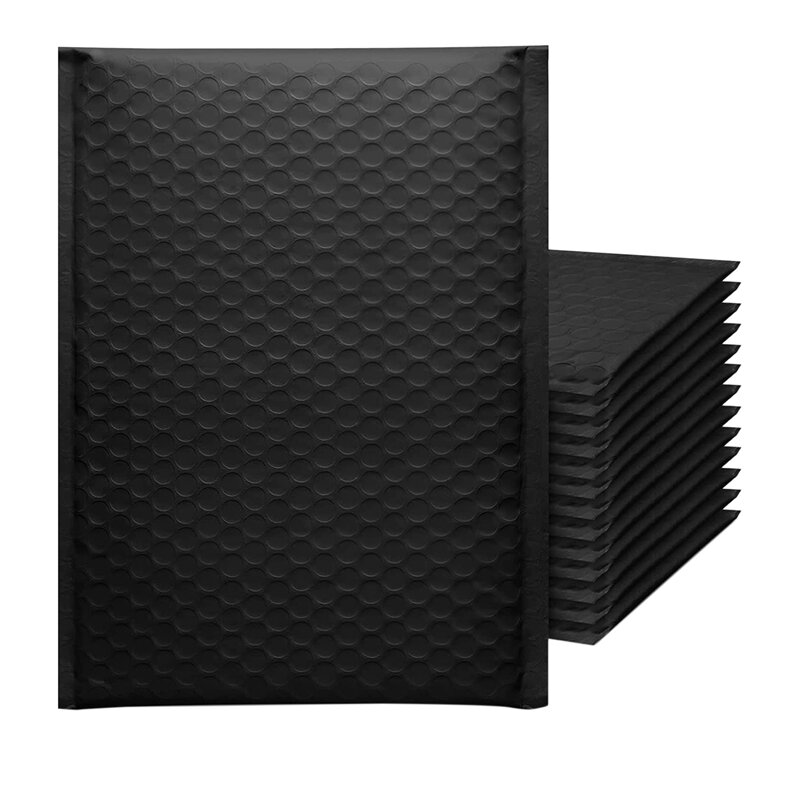 15x20 4cm,50個,黒色の粘着シール付き封筒,オフィス,家庭,店舗に適しています