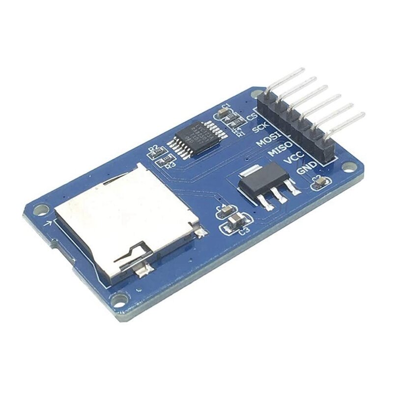 Arduino Micro Scheda SD mini TF card Lettore Modulo SPI Interfaccia level conver 