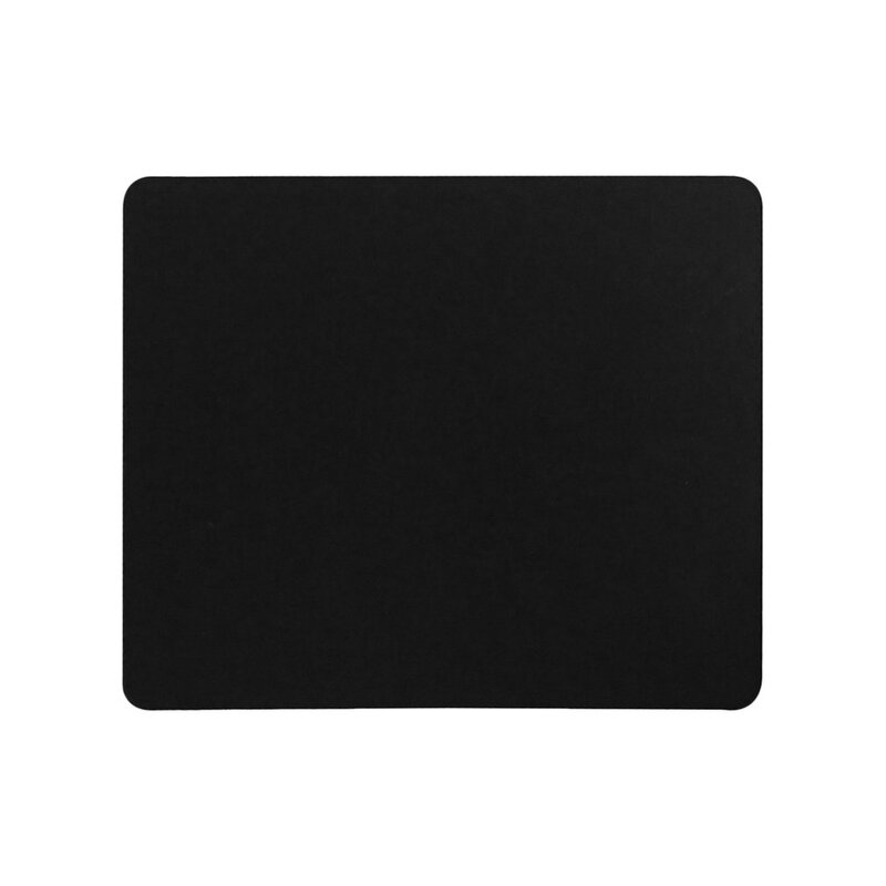 Mousepad universal de 18cm, tapete de borracha antiderrapante com posicionamento preciso para mouse ótico de computador, notebook, tablet, pc