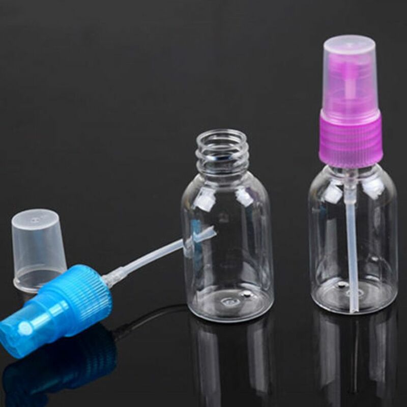 Envases cosméticos vacíos de plástico, Mini botellas de espray transparente, botellas de Perfume de aceite esencial, 30/50/100ml