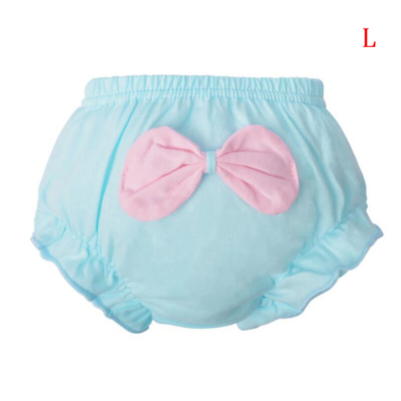 Short en coton à volants pour bébé garçon et fille, sous-vêtement rose solide, culotte à volants