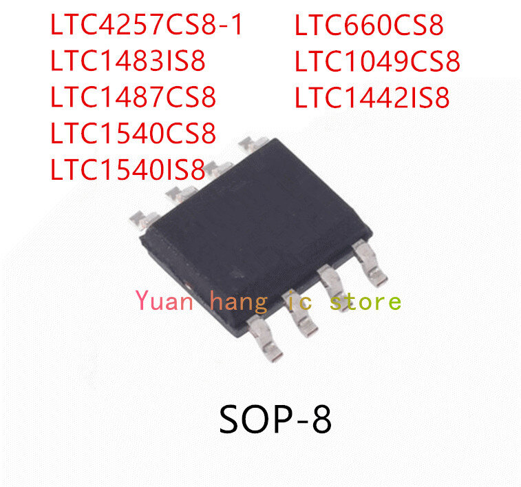 10 Chiếc LTC4257CS8-1 LTC1483IS8 LTC1487CS8 LTC1540CS8 LTC1540IS8 LTC660CS8 LTC1049CS8 LTC1442IS8 IC