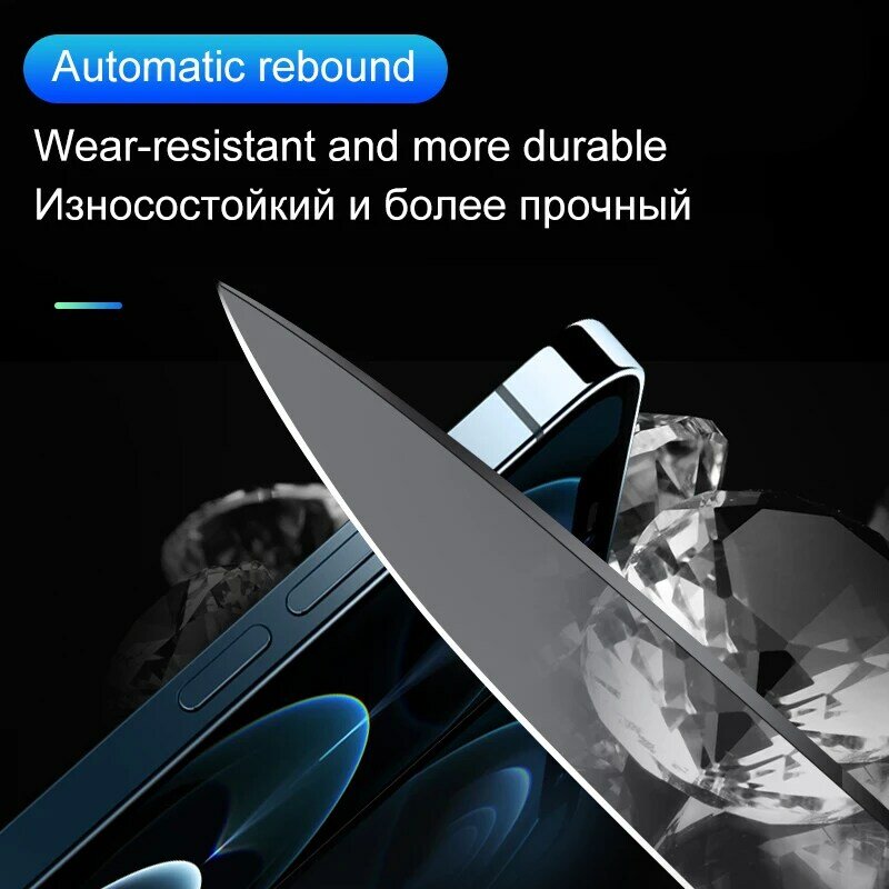 Film Hidrogel Transparan untuk Apple iPhone 12 Pro Max Film Sisi Ponsel iPhone 12 Mini Film Pelindung Batas Ultra-tipis Bukan Kaca
