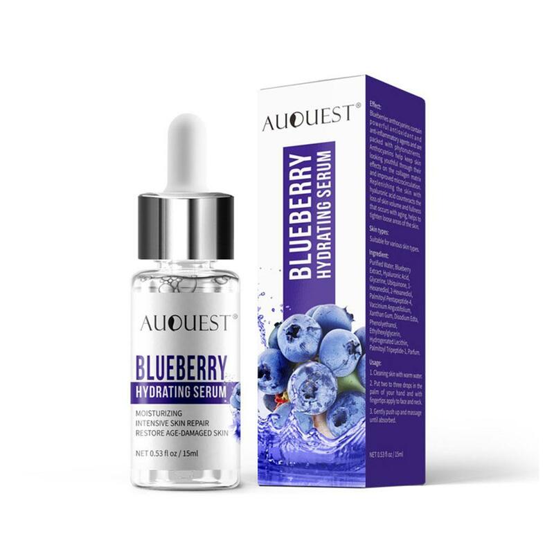 Blueberry Vloeistof Whitening En Acne Huidverzorging Essentie Anti-Aging Anti Gezicht Verstevigende Lijnen Fijne Verwijderen Serum Hydraterende W9L7