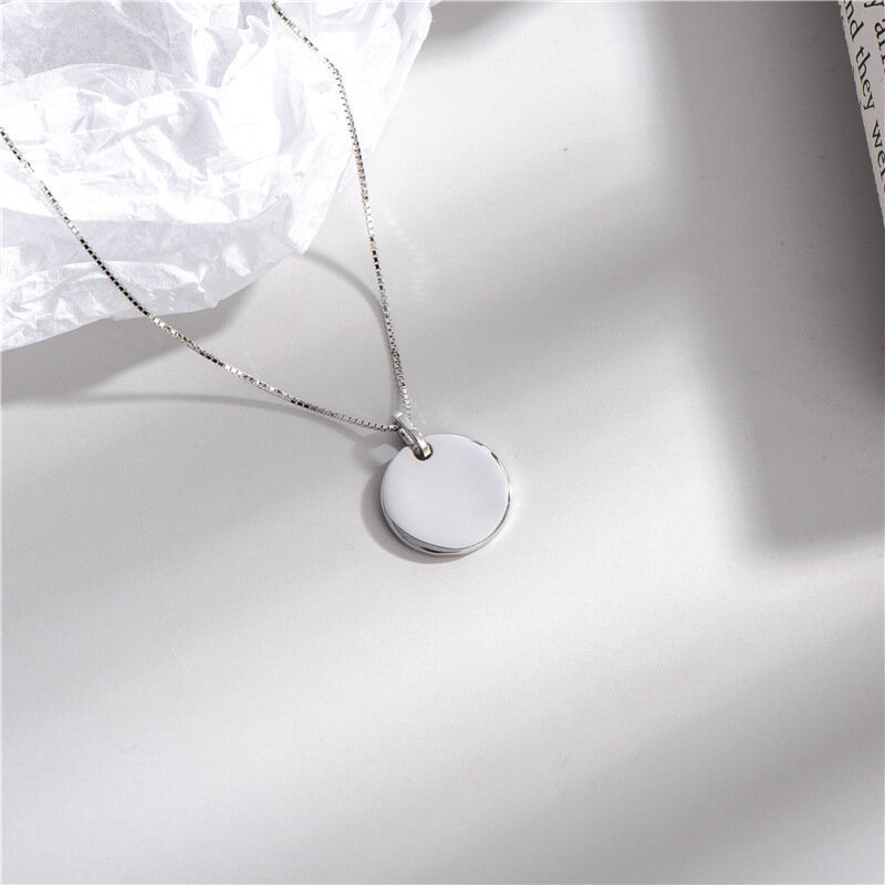 Sodrov 925 Sterling Silver Necklace Pendant For Women Pearl Shell Round Necklace High Quality Silver 925 Jewelry Pendant