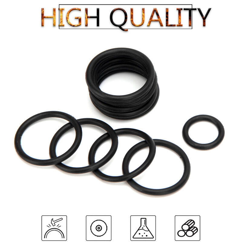 20 pezzi nero NBR guarnizione O-Ring spessore 3mm Diametro esterno 21-30mm Guarnizione Rondella 21x15x3mm