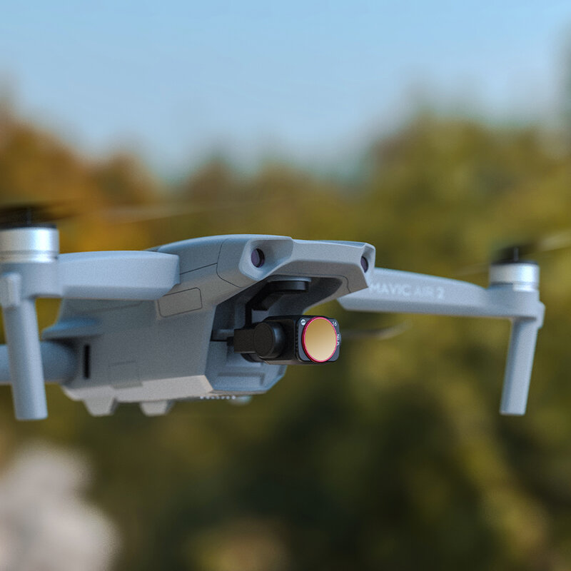 PGYTECH Ulanzi Dji Mavic Air 2 UV CPL ND NDPL 8 16 32 64 zestaw filtrów 1.33X soczewka anamorficzna dron z kamerą akcesoria filtracyjne