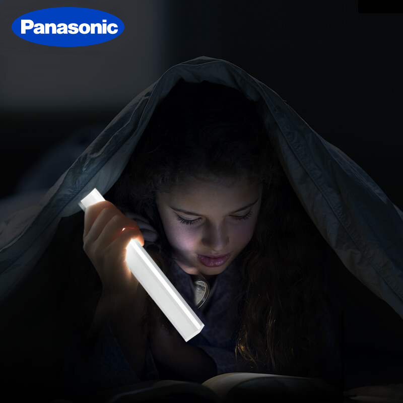Panasonic-Luz Led de libro portátil, lámpara de escritorio Flexible con enganche, lectura de adsorción para viaje, dormitorio, lector de libros