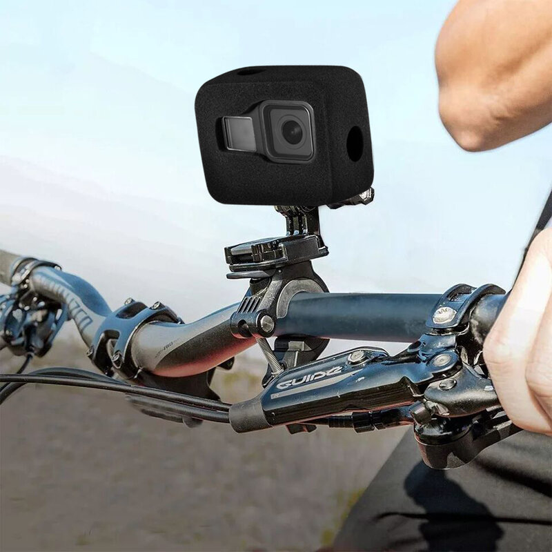 Windslayer dla GoPro Hero 8 czarna osłona przedniej szyby osłona przeciwwiatrowa osłona przeciwwiatrowa wiatroszczelna obudowa do Go Pro 8 akcesoria do kamer
