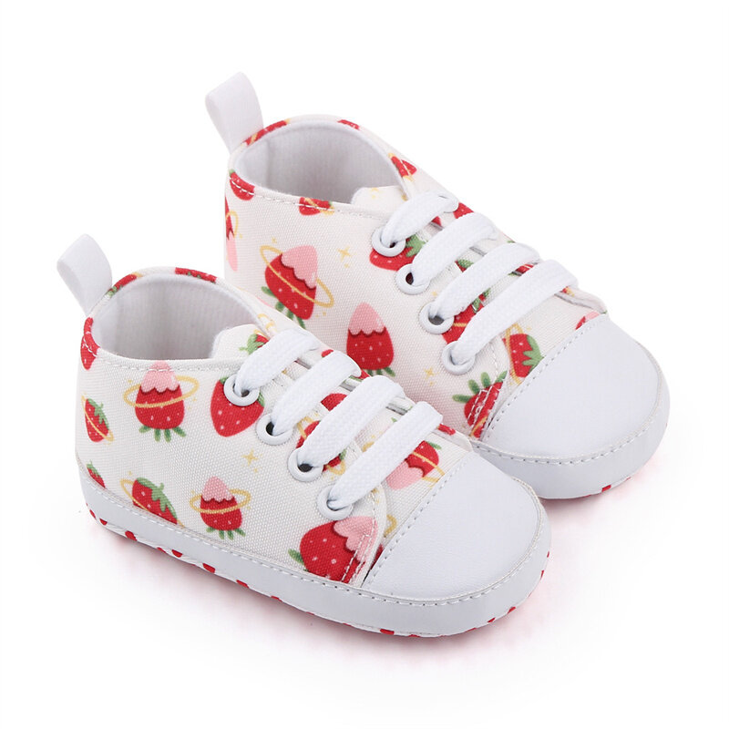 Neugeborenen Erste Wanderer Kleinkind Casual Leinwand Krippe Schuhe Baby Schuhe Jungen Mädchen Stern Einfarbig Sneaker Baumwolle Weiche Anti-slip Sohle
