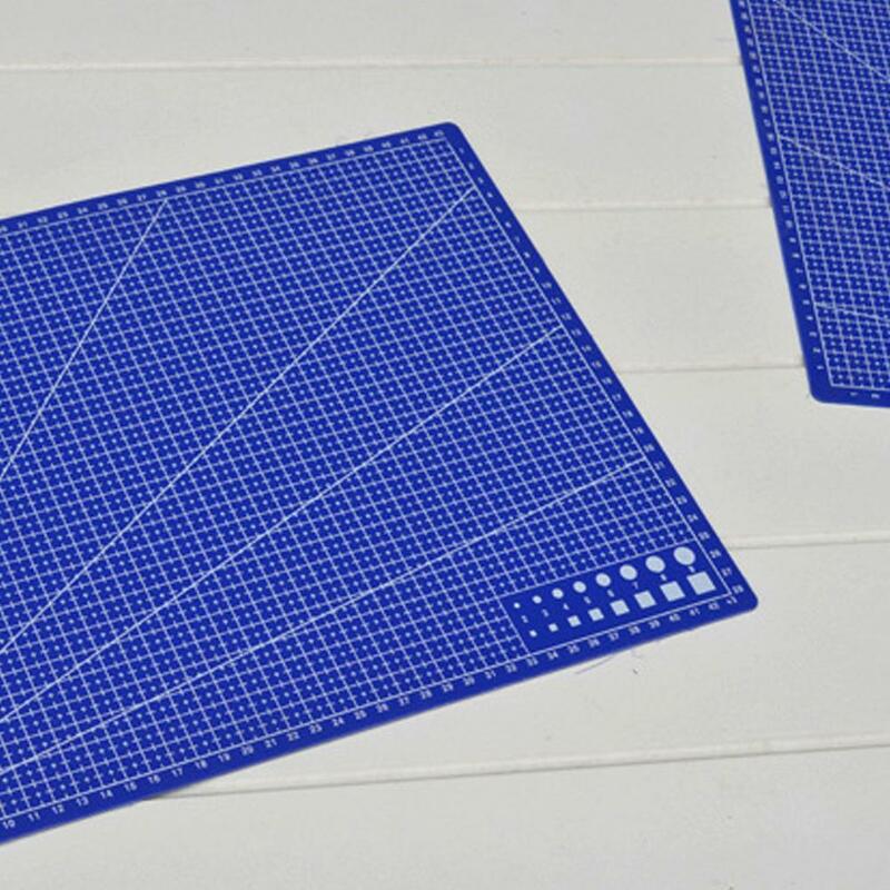 1 piezas A3 de cuadrícula rectangular líneas estera de corte de herramienta de corte de suministros herramientas de plástico fácil de a Mat uso Oficina DIY Measu K9V5