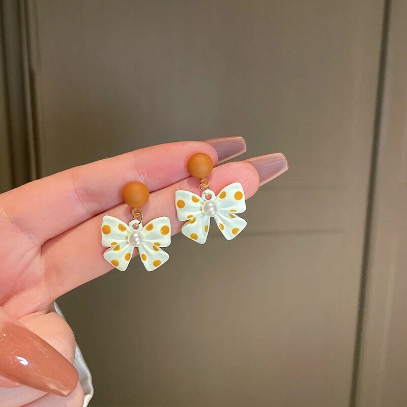 Vintage akrylowy kwiat geometryczny kolczyk zestaw damski modny frędzel motyl stop koło zwisają kolczyki 2021 nowa biżuteria