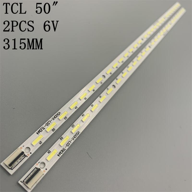 2pieces/lot V500HK1-LS5 LED strip V500H1-LS5-TLEM4 V500H1-LS5-TREM4 28LEDs 315MM