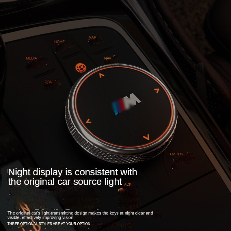 Consola Central Interior de coche BMW, botones Multimedia, cubierta decorativa, pieza embellecedora de marco para GT X1, X3, X5, X6, accesorios de coche