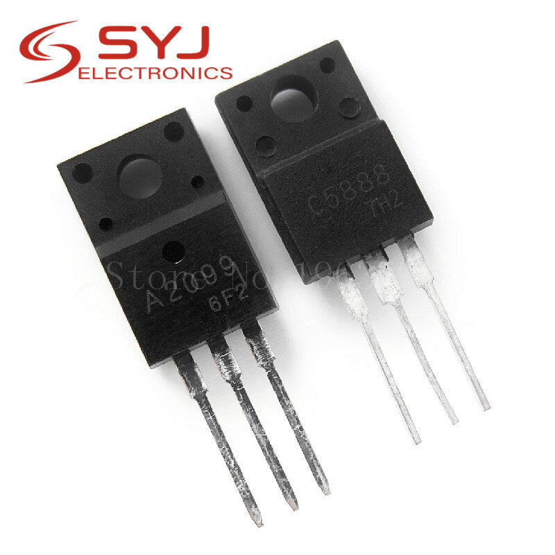 2pcs/lot=1pair ( 1pcs A2099 + 1pcs C5888 ) 2SA2099 2SC5888 TO-220F In Stock