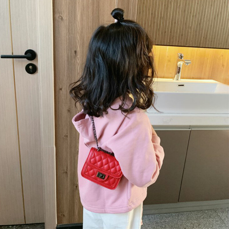 Mini pochette en cuir pour enfants, joli sac à bandoulière, petits sacs à main et sacoches pour filles, 2022