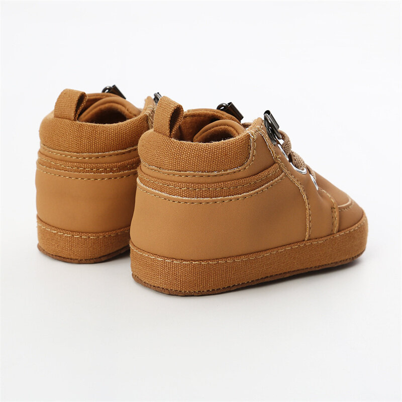 NEW Moccasins Newborn Baby Shoes Infant Toddler Boy Comfort Soft-Sole Cotton Flat High-top Anti-slip Baby Accessories Sneaker