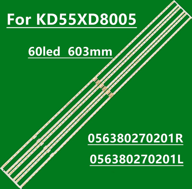 جديد 2 قطعة led شريط إضاءة خلفي ل sony التلفزيون KD55XD8005 056380270201R 056380270201L 55L 55R